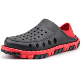 Sandalias de playa de verano para hombre, de talla grande, con agujeros